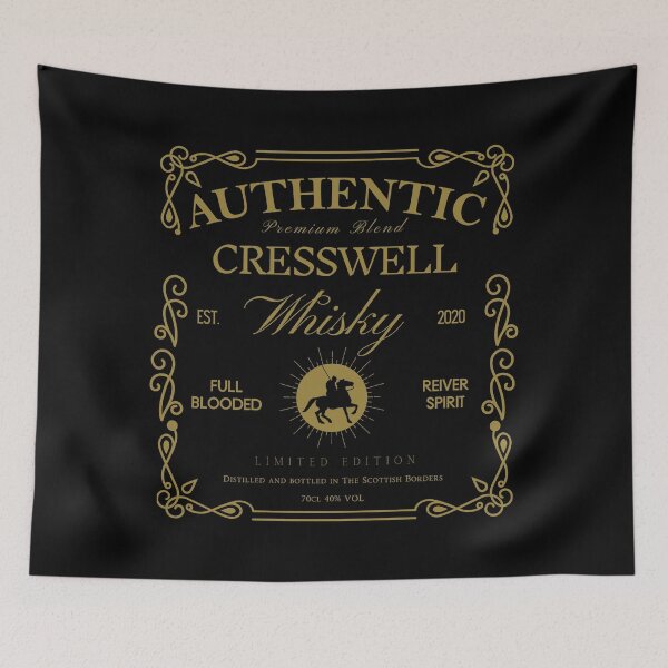 Item preview, CRESSWELL Whisky Label | Border Reivers designed and sold by yourscotborders.