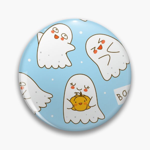 Item preview, Cute funny ghosts celebrate Halloween designed and sold by huhli13.