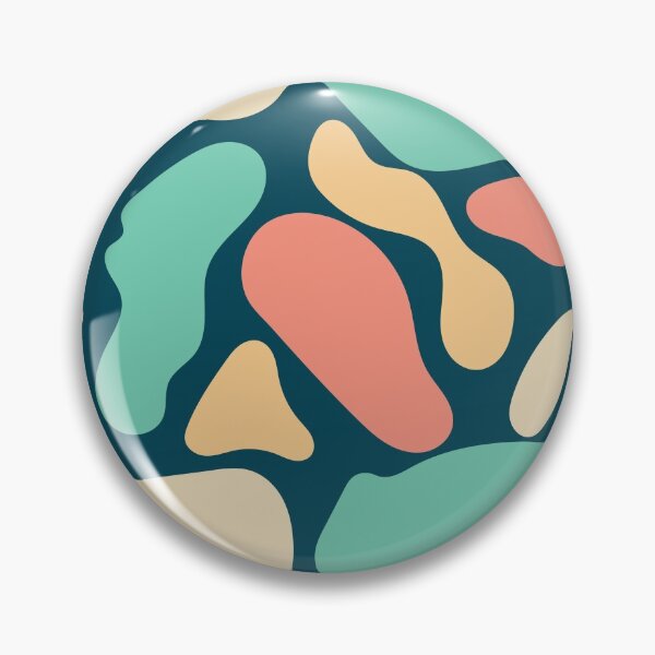 Item preview, Abstract Liquid Colorful Shapes Pattern designed and sold by Aysel's Designs.