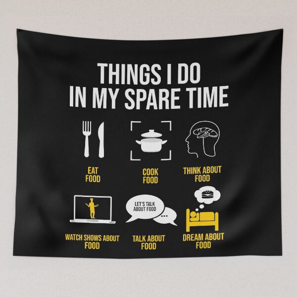 Item preview, Cooking food - Things I do in my spare time designed and sold by Giacob.