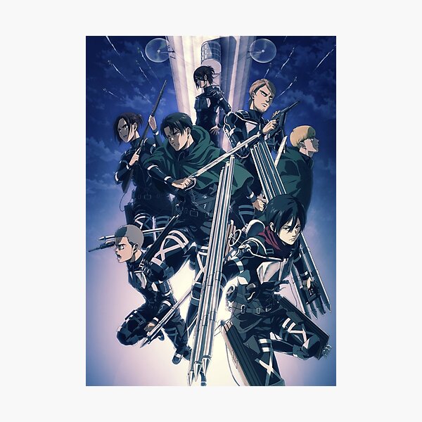 Attack On Titan | Shingeki no Kyojin | Season 4 Poster | Anime Lightweight Sweatshirt Photographic Print