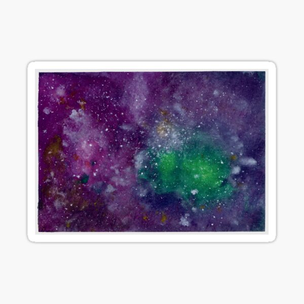 Pink Galaxy Sticker