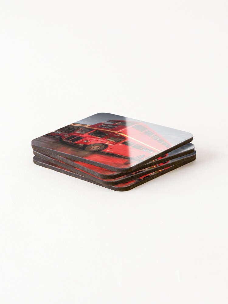 Thumbnail 4 of 5, Coasters (Set of 4), Devon Routemaster designed and sold by hawkie.