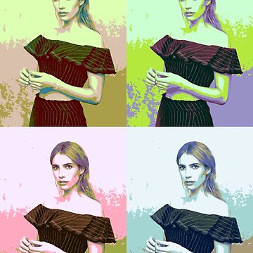 Aperçu de l'œuvre Emma Roberts Pop Art de Harry Bull