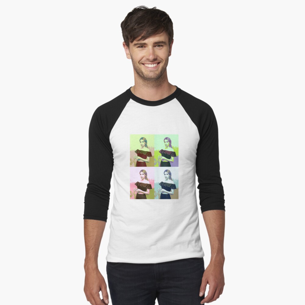 Item preview, T-shirt baseball manches ¾ designed and sold by HarryBull.