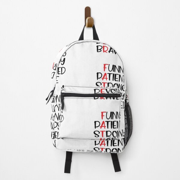 Item preview, Father 's day quote : Funny Patient Strong Happy Devoted Brave Dad designed and sold by remonss.