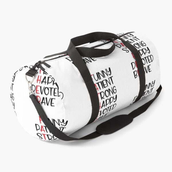 Item preview, Father 's day quote : Funny Patient Strong Happy Devoted Brave Dad designed and sold by remonss.