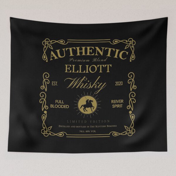 Artikelvorschau, ELLIOTT Whisky Label | Border Reivers entworfen und verkauft von yourscotborders.