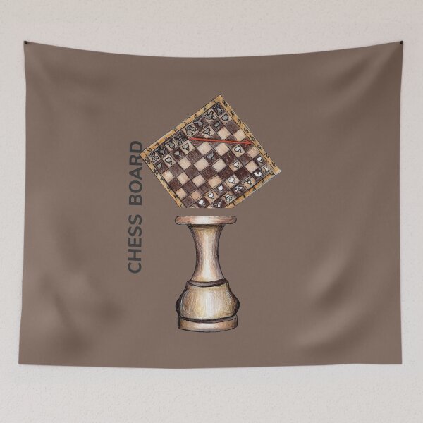 Item preview, CHESS BOARD by FrankenDuo brown designed and sold by FrankenDuo.