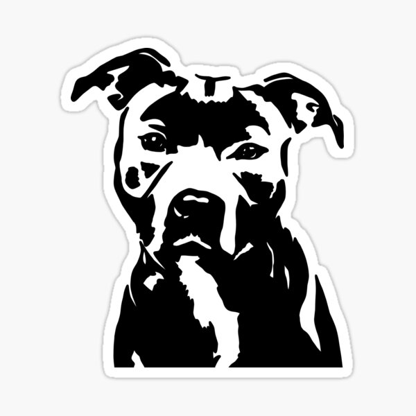 Item preview, Minimalist Pitbull designed and sold by Whoofster.