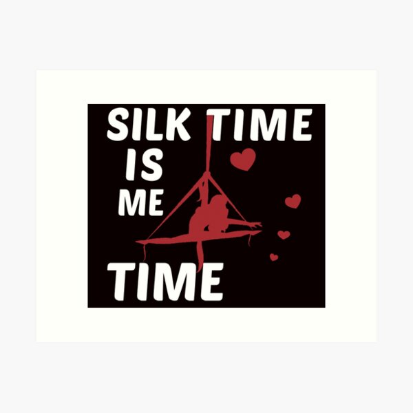 Item preview, Silk Time Is Me Time, Aerialist Quote, Funny Aerial Design, Funny Circus Lyra designed and sold by Aerial Addicts.