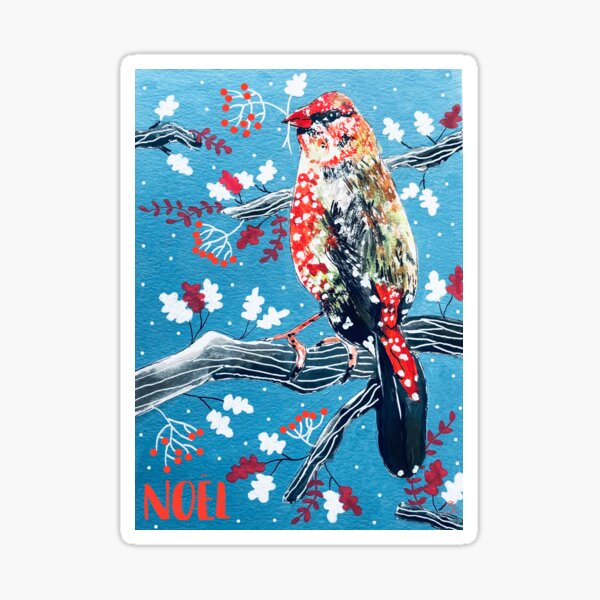Big birds on tree Sticker