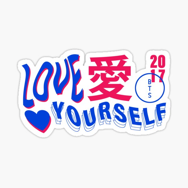 LOVE YOURSELF Sticker