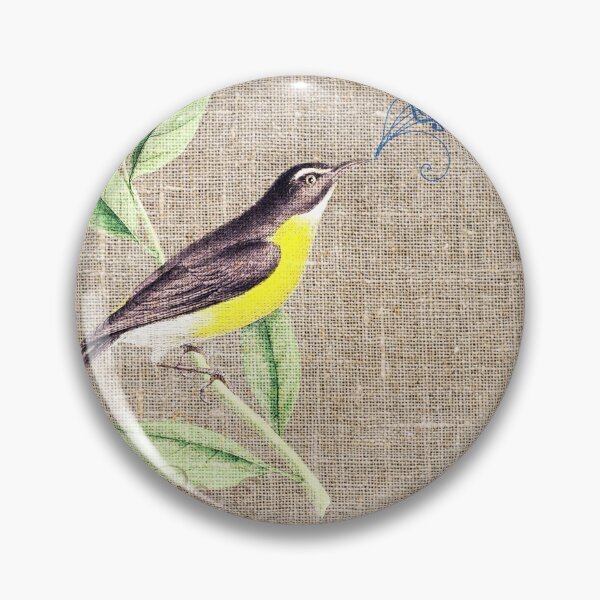 Item preview, Yellow Breasted Bird on Canvas Design designed and sold by MaxnGeorge.