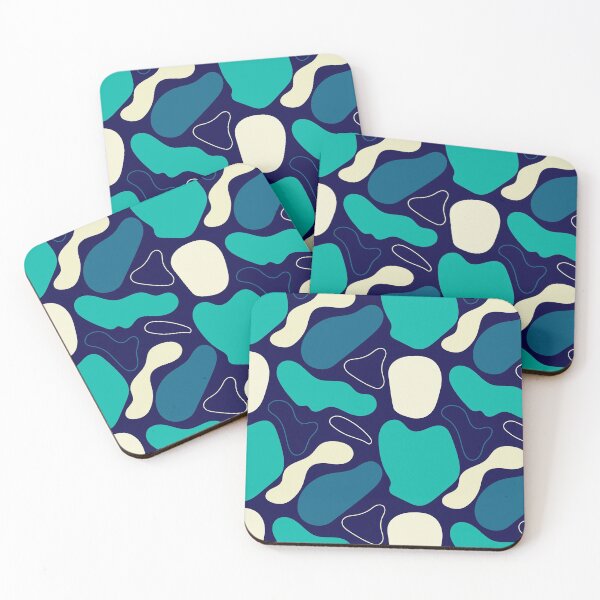 Item preview, Abstract Liquid Colorful Shapes Pattern designed and sold by Aysel's Designs.
