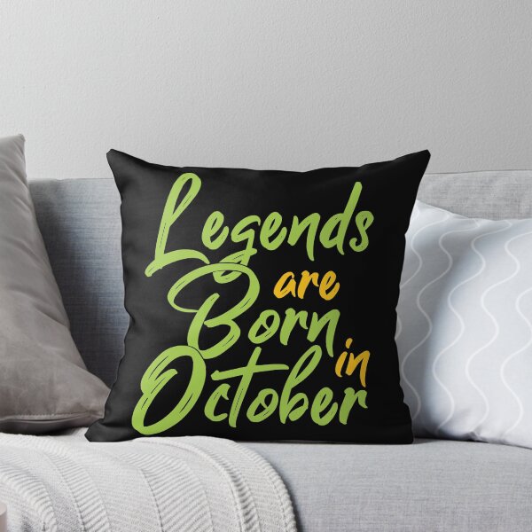Item preview, Legends Are Born In October designed and sold by ZodesignArt.