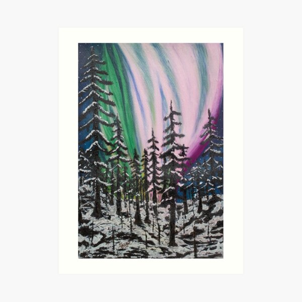 The Northern Lights - A Painting Art Print