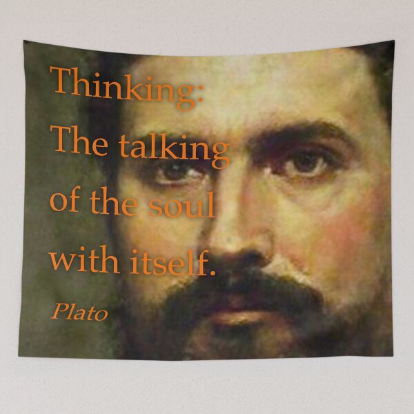 Item preview, Thinking: the talking of the soul with itself Plato designed and sold by Floralife.