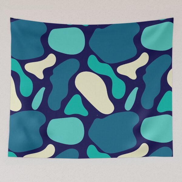 Item preview, Abstract Liquid Colorful Shapes Pattern designed and sold by Aysel's Designs.
