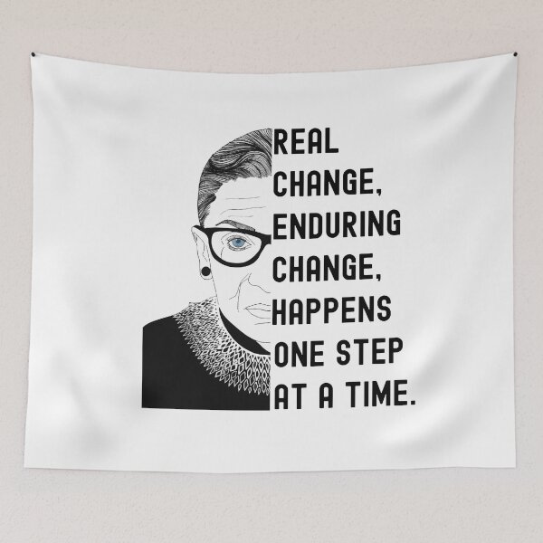 Item preview, Inspirational Notorious RBG Quote Feminist Gift designed and sold by chris-ellis-art.