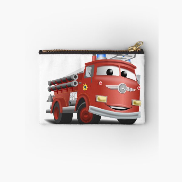 Item preview, Cartoon Style Fire Engine designed and sold by Sandpiperarts.