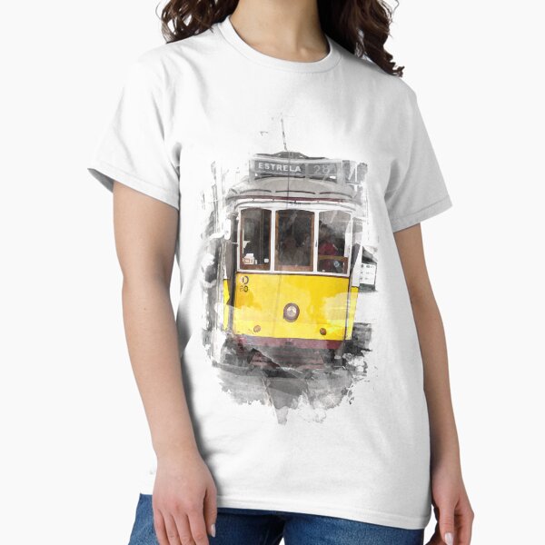Aperçu de l'œuvre Lisbonne Tram 28 aquarelle créée et vendue par OctavioSa.