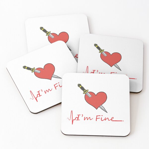 Item preview, I'm Fine designed and sold by Sarcastic Life.