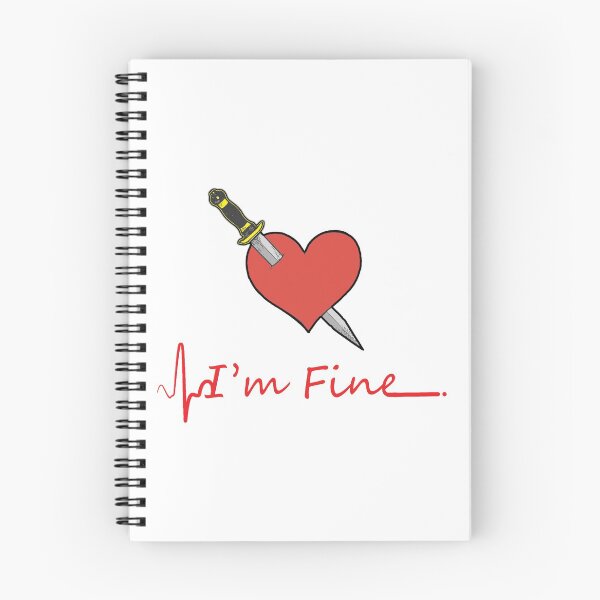 Item preview, I'm Fine designed and sold by Sarcastic Life.