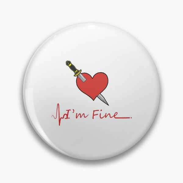 Item preview, I'm Fine designed and sold by Sarcastic Life.