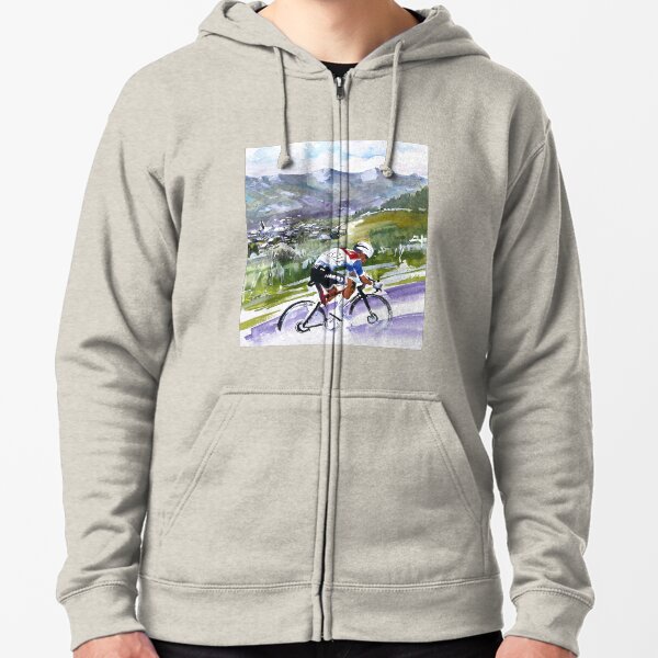 Richie Porte Through the Country: Le Tour de France 2020 Zipped Hoodie