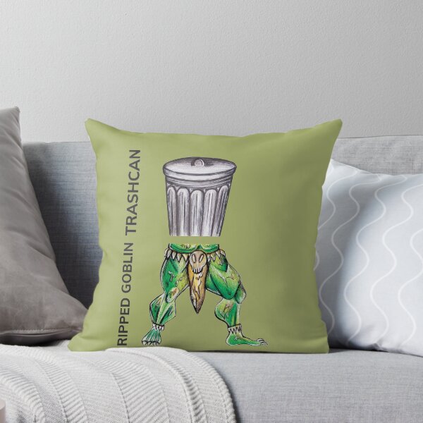 Item preview, RIPPED GOBLIN TRASH CAN by FrankenDuo green designed and sold by FrankenDuo.