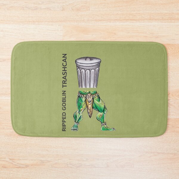 Item preview, RIPPED GOBLIN TRASH CAN by FrankenDuo green designed and sold by FrankenDuo.