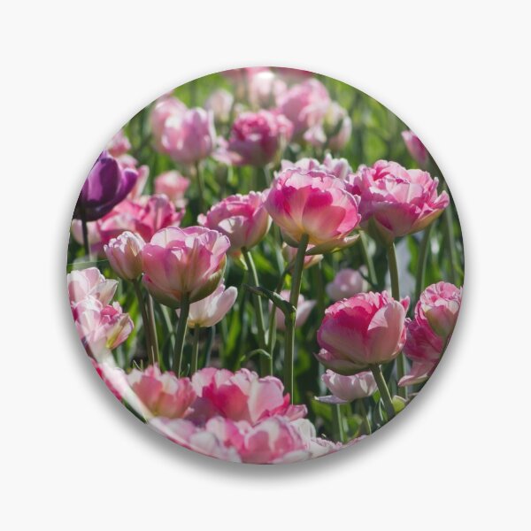 Item preview, Pink and Purple Flowers Blooming Field designed and sold by GabryNY.