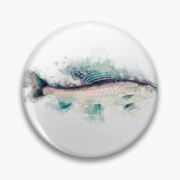 Item preview, Arctic GRAYLING Watercolor Art for the Fishing Lovers and Anglers designed and sold by Naumovski.