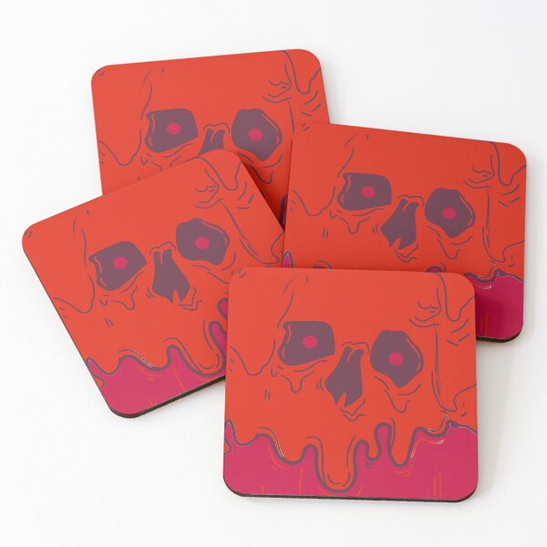 Item preview, melting skull-red designed and sold by Rajpramanik.