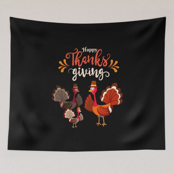 Item preview, Cute Turkey Family, Happy Thanksgiving 2020  designed and sold by aronia.