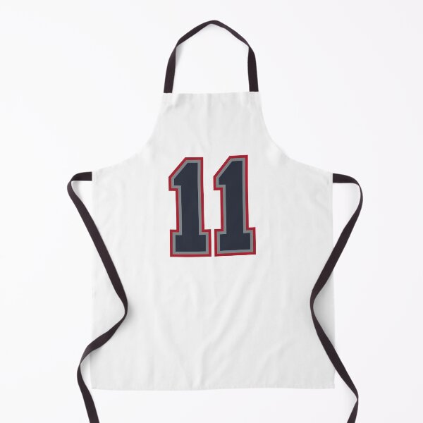 Item preview, 11 Navy Grey Red Sports Number Eleven designed and sold by HelloFromAja.