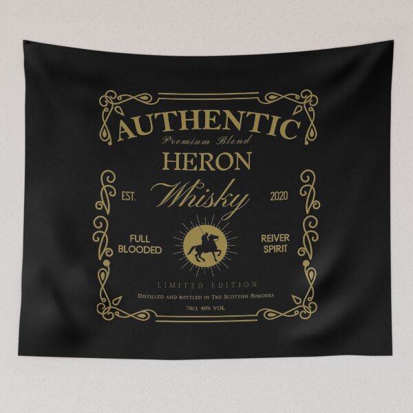 Artikelvorschau, HERON Whisky Label | Border Reivers entworfen und verkauft von yourscotborders.