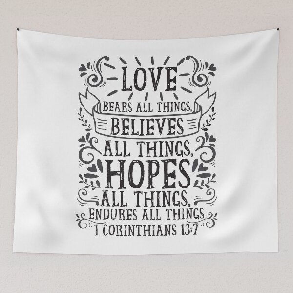 Item preview, 1 Corinthians 13:7 designed and sold by plushism.