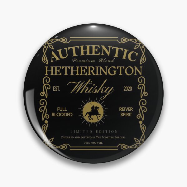 Item preview, HETHERINGTON Whisky Label | Border Reivers designed and sold by yourscotborders.