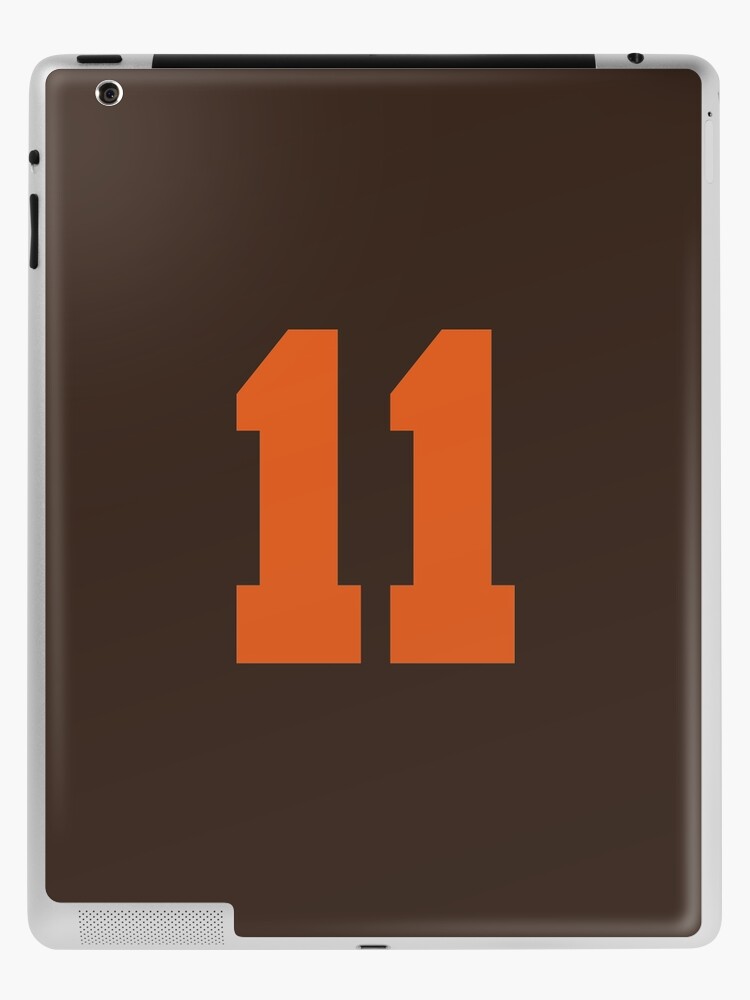 11 Number Cleveland Sports Eleven Brown Jersey Sticker for Sale by  HelloFromAja