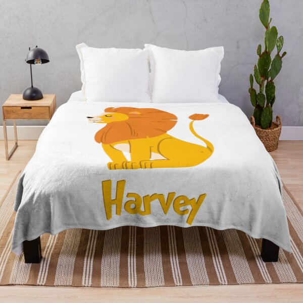 Item preview, Harvey Lion Baby Boy Wild Animal Name designed and sold by HelloFromAja.