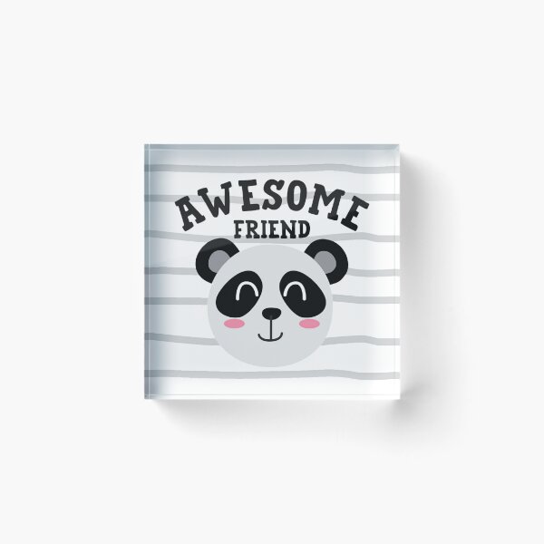 Item preview, Panda CUTE AWESOME FRIEND designed and sold by Sovik Goswami.