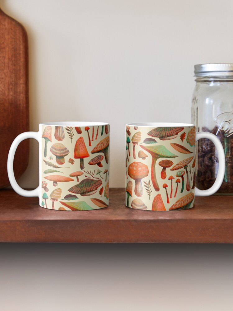 Alternate view of Mushroom Picking Coffee Mug