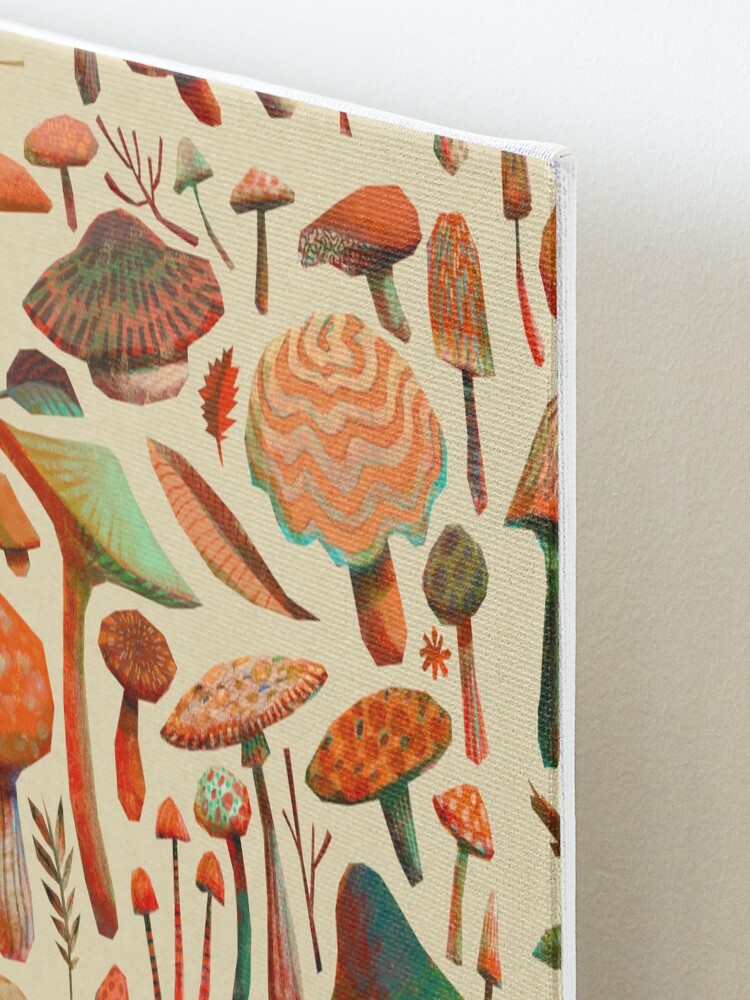 Alternate view of Mushroom Picking Mounted Print