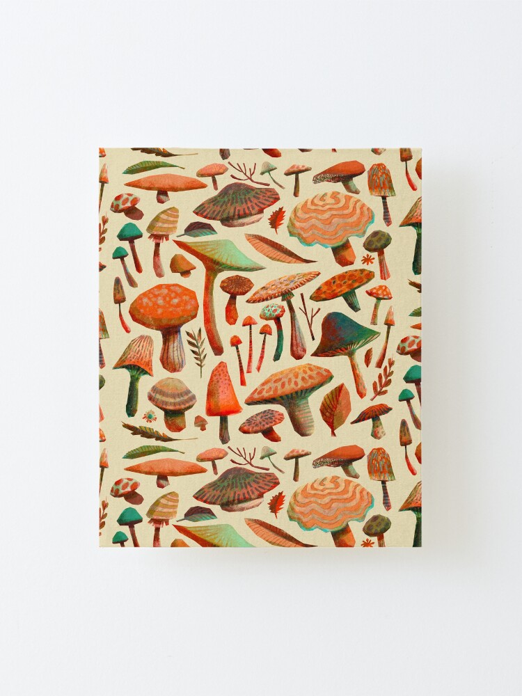 Alternate view of Mushroom Picking Mounted Print