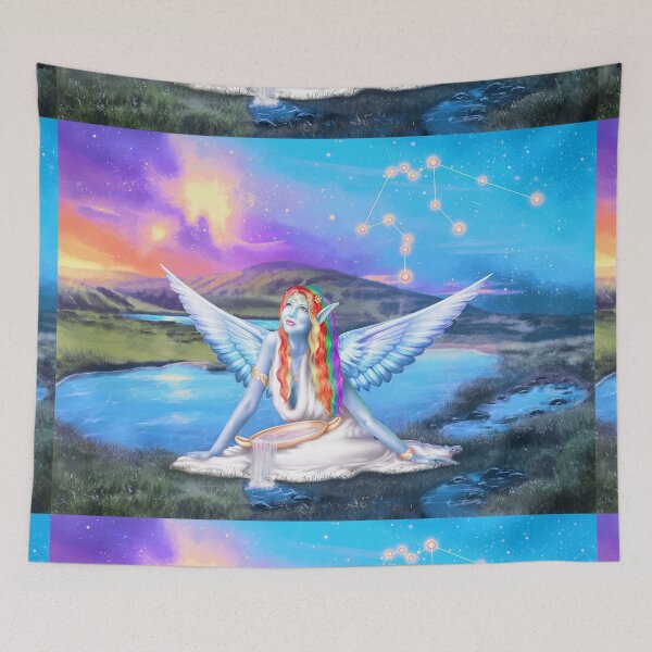 Item preview, Rainbow of Aquarius - 12 Zodiac Ladies designed and sold by ladykraken.