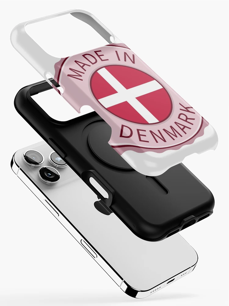 Thumbnail 2 of 4, iPhone Case, Made In Denmark Logo designed and sold by ClickForMore.