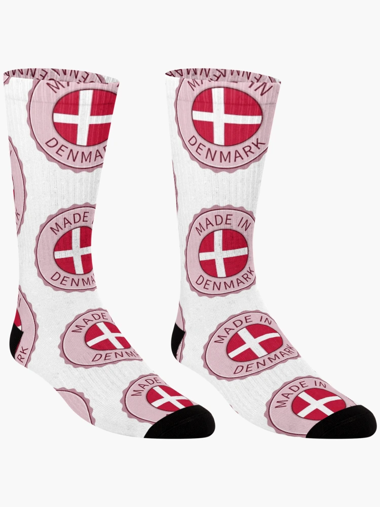 Thumbnail 3 of 5, Socks, Made In Denmark Logo designed and sold by ClickForMore.