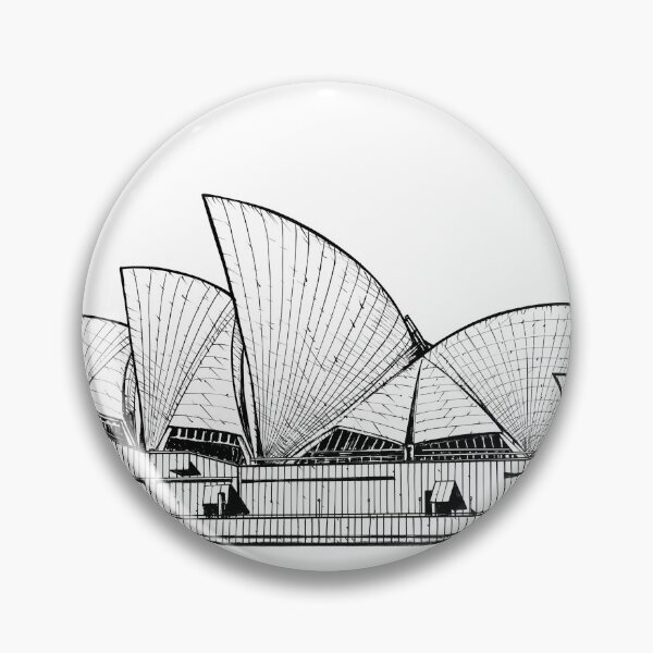 Item preview, SYDNEY OPERA HOUSE ink painting.1 designed and sold by lautir.